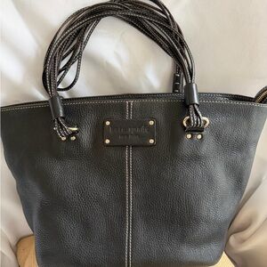 Kate Spade Black Pebbled Tote